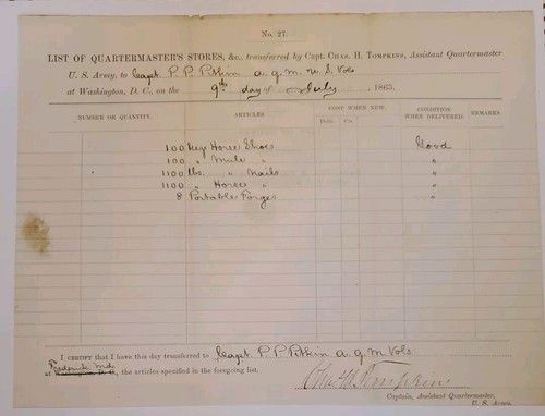 1863 civil war - 1863, letter